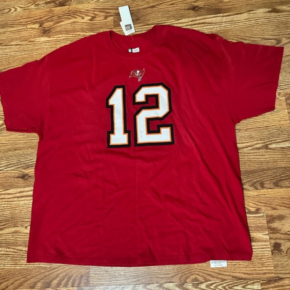 🆕 Tampa Bay Buccaneers Tom Brady #12 Mens T-Shirt  3XL - Picture 6 of 7
